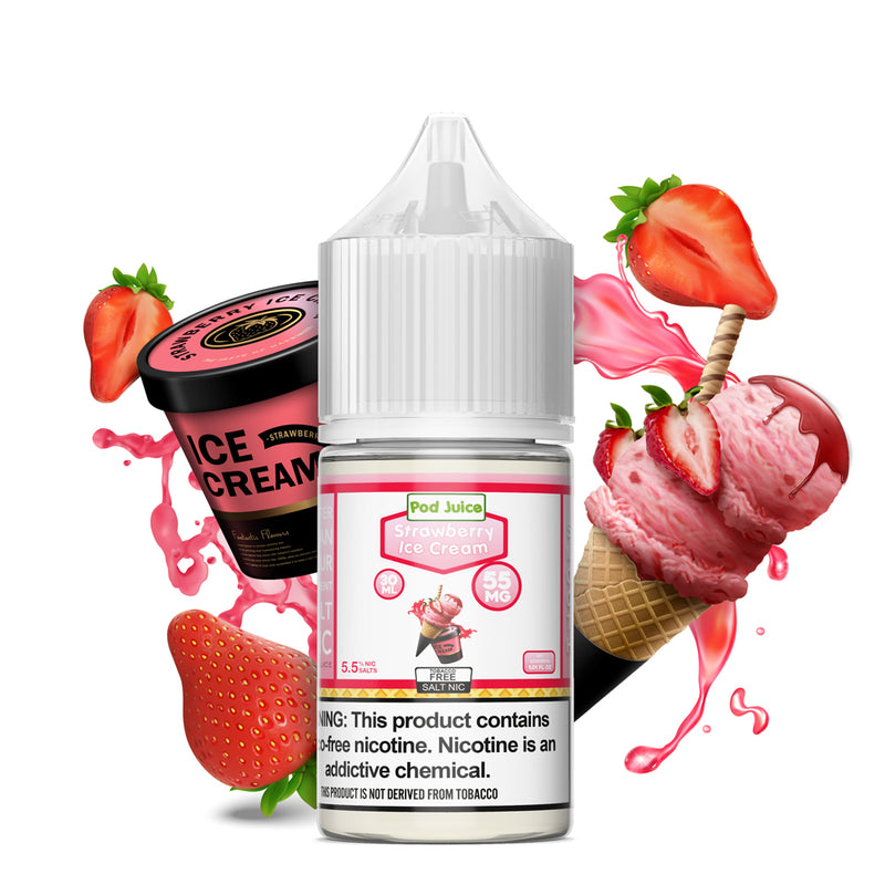 Strawberry Ice Cream - Pod Juice 30ML