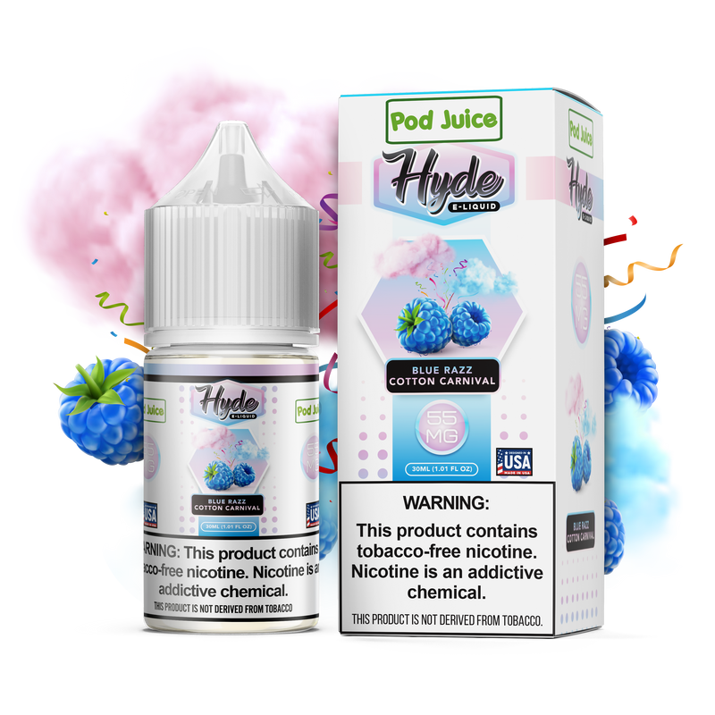 Blue Razz Cotton Carnival Freeze 30mL Blue Razz Cotton Carnival Freeze 30mL