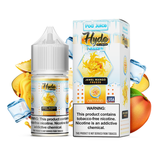 mango njoy pods Jewel Freeze 30mL FLAVORS:STRAWBERRY BURST 3% Frozen Watermelon Vaping, Diacetyl, and Popcorn