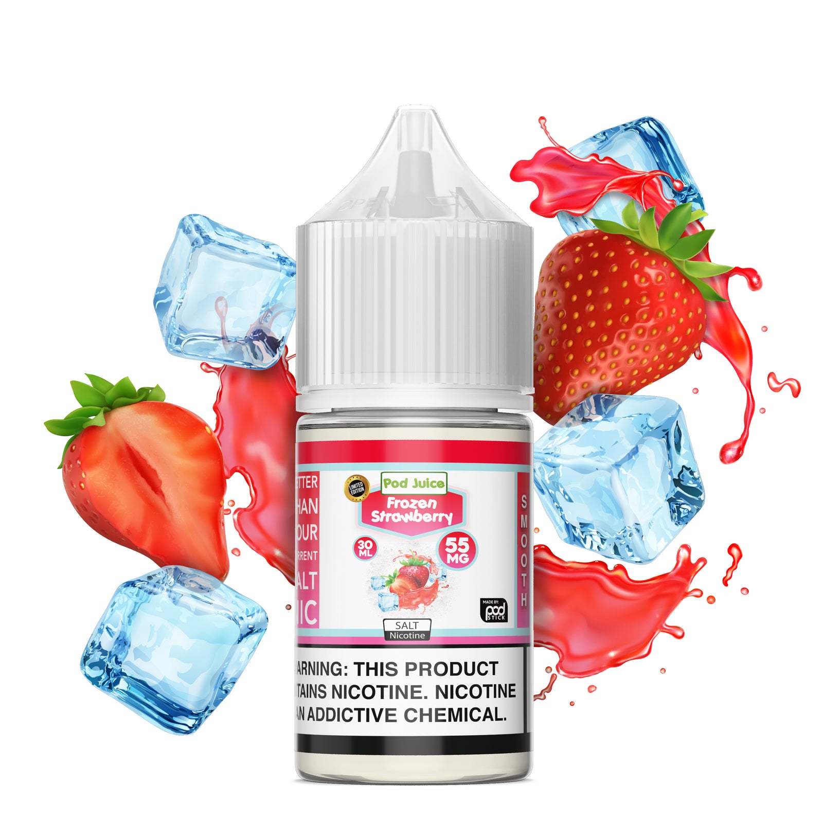 Frozen Strawberry Freeze Tobacco Free Nicotine